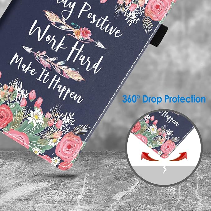 Case for All-New Fire HD 10/Fire HD 10 Plus Tablet 10.1 (11th Gen 2021 Released) - Premium PU Leather Stand Cover with Auto Wake/Sleep - Bible Verse Proverbs 31:25