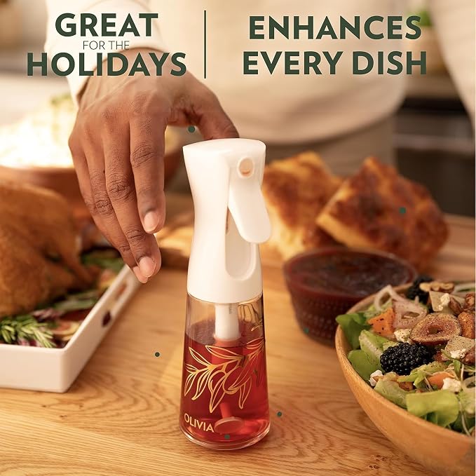 FLAIROSOL OLIVIA Oil Sprayer for Cooking, 200ml Glass Olive Oil Sprayer