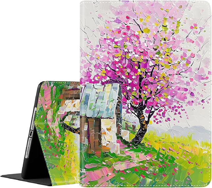 Case for Samsung Galaxy Tab S10 FE Plus 13.1 Inch 2025 Model (SM-X620/X626)Slim Folding Stand Cover with Auto Wake/Sleep for Samsung Galaxy Tab S10 FE Plus ，Painting Autumn Trees