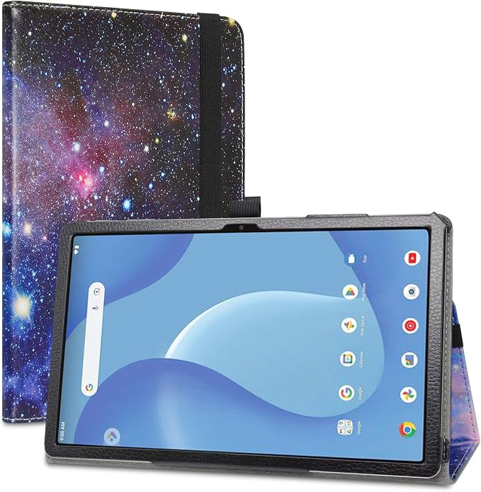 LiuShan Compatible with Onn 10.4 Tablet Pro Case 2023PU Leather Slim Folding Stand Cover for Onn 10.4 inch Tablet Pro Tablet (2023 Model No.100110603)Black