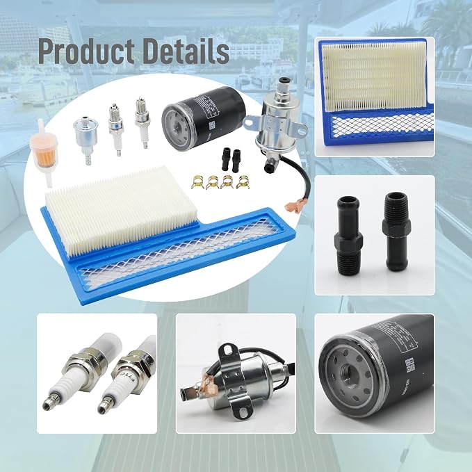 Oil Filter Air Filter Electric Fuel Pump Tune Up Kit Fit