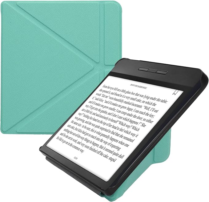 kwmobile Cover for Kobo Libra H2O Case - Slim PU Leather eReader Cover with Stand and auto Sleep funktion - Dark Blue