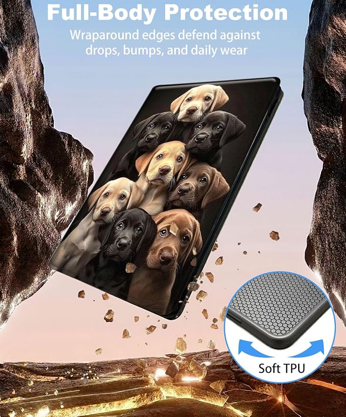 for iPad 11th Generation (A16 2025) 11 / iPad 10th Gen 10.9 2022 Case 360° Rotating PU Leather Stand Cover with Auto Sleep/Wake Shockproof TPU Backl Two Dragons Fighting