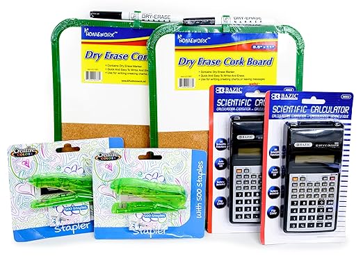 School Supply Boxes Mega Back to School Bundle | Case (2 Boxes) - 474 Pieces per Box Back to School Essentials | Includes ALL of Your Back to School Needs