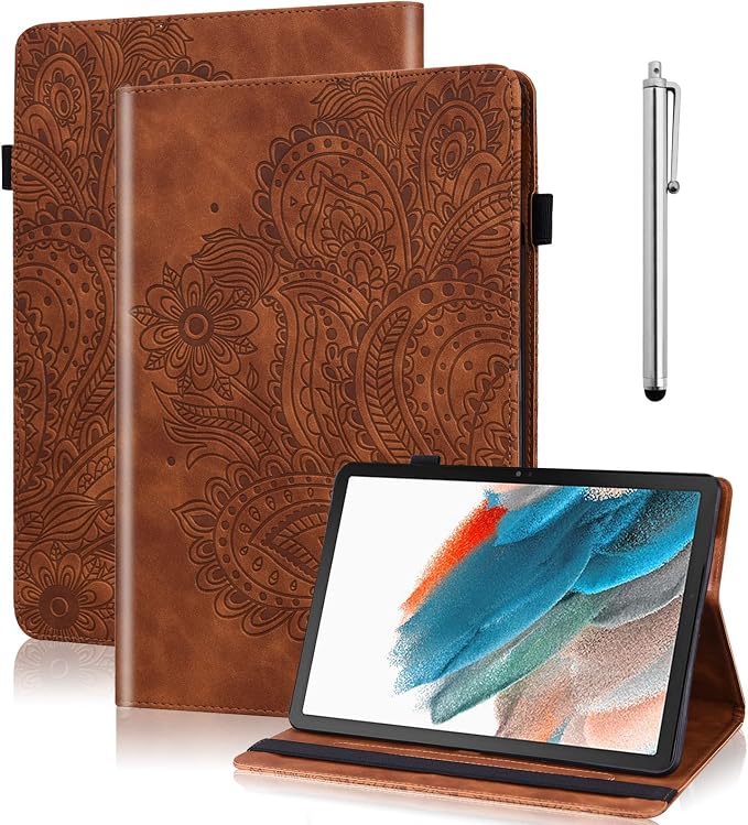 Case for Samsung Galaxy Tab S11 11 Inch PU Leather Multi-Angle Viewing Stand Wallet Protective Cover with Card Slots - Blue