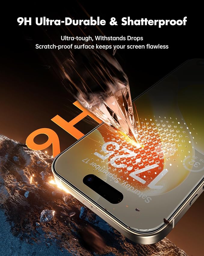 UNBREAKcable 2 Pack Privacy Screen Protector for iPhone 11 Pro Max/Xs Max Shatterproof Tempered Glass [True 28°Anti Spy] [9H Hardness] [Easy Installation] Protector for Apple 6.5