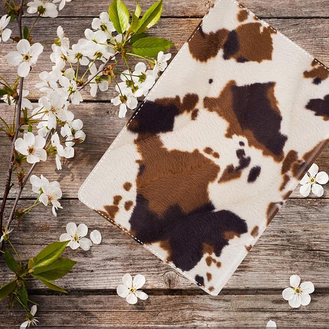 for iPad 9th / 8th / 7th Gen (2021/2020/2019) 10.2 inch/iPad Air 10.5 2019 / iPad Pro 10.5 Case Adjustable Stand Shockproof Protective Cover with Automatic Wake/Sleep Function Cow Hide Print