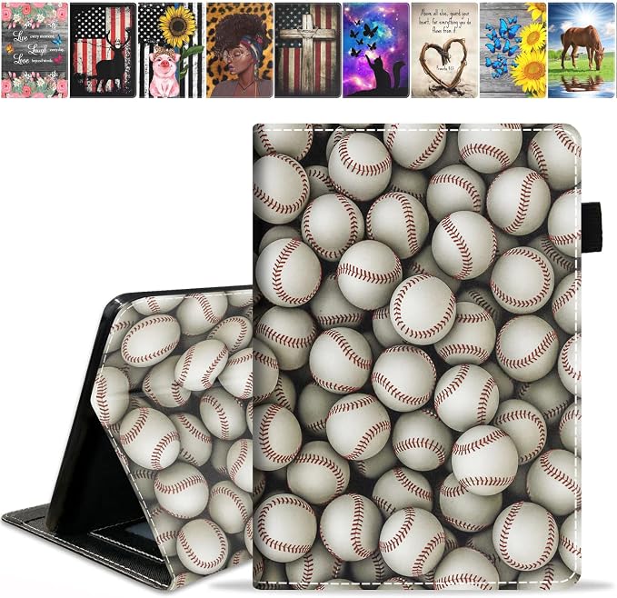 Case for Amazon Kindle Fire HD 10 &amp Fire HD 10 Plus Tablet (11th Generation 2021 Release) Premium PU Leather Stand Cover with Smart Auto Wake American Flag Deer