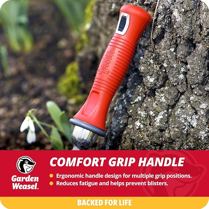 Garden Weasel Double-Sided Garden Cultivator/Tiller | Cultivate, Till, Break Up Soil | Planting and Gardening Hand Digging Tool, Heavy Duty Cultivator, Hand Tool Weeder | 91367