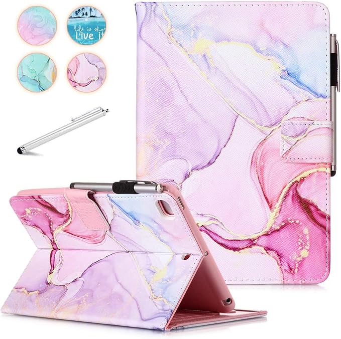 iPad mini Case FANCITY Mini 4 Mini 5 Mini 3/2/1 Smart Wake Sleep Case with Kickstand [Card Slot &amp Pen Holder] PU Leather Protective Cover for Apple iPad mini 4 Mini 5 2019 Mini 2/3 - Beach
