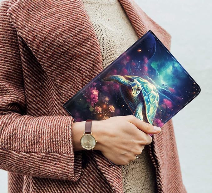 Case for Samsung Galaxy Tab S10 Plus 2024/ S9 Plus/ S9 FE Plus 5G 12.4 Inch 2023 Slim PU Leather Stand Folio Cover with Auto Wake Sleep Abstract Paint Dogs