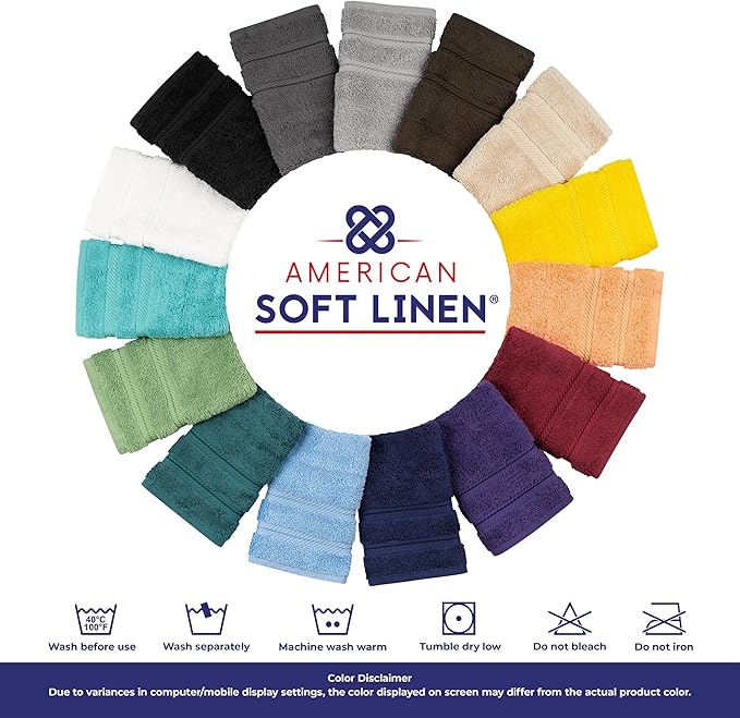 American Soft Linen Oversized Bath Sheet 40x80 Extra Large for Bathroom, 600 GSM 100% Cotton Turkish Jumbo Bathsheet Towels for Adults, Navy Blue Bath Sheet