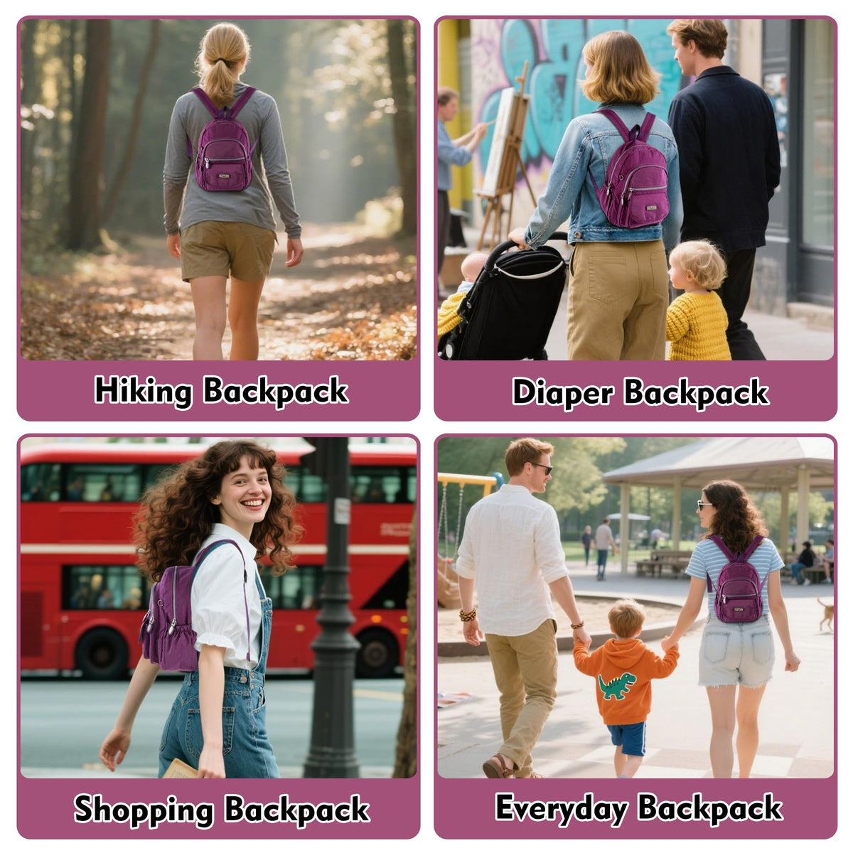 AOTIAN Mini Women Backpacks Casual Lightweight Small Daypack for Girls
