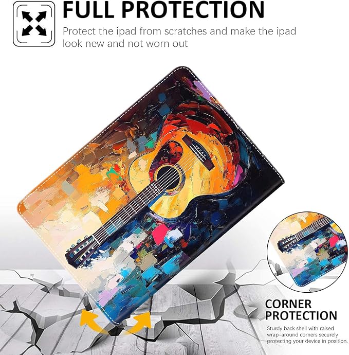 Case for New iPad (A16) 11th Generation 11 Inch 2025 for iPad 10th Generation 10.9 2022 Multi-Angle Smart Stand Cover Auto Sleep/Wake Halloween Panda Wizard and Pumpkin