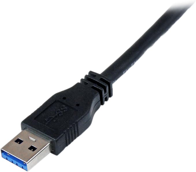 StarTech 3ft USB 5Gbps Cable USB-A to Micro-B M/M Black (USB3SAUB3BK) | SuperSpeed Shielded Molded connectors with strain relief SuperSpeed compliant