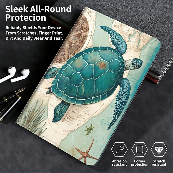 for Samsung Galaxy Tab A8 Case for Samsung Galaxy Tab A8 10.5 Case 2022 Lightweight Smart Cover PU Leather Adjustable Stand Protective Cover with Auto Wake/Sleep - Art Butterfly
