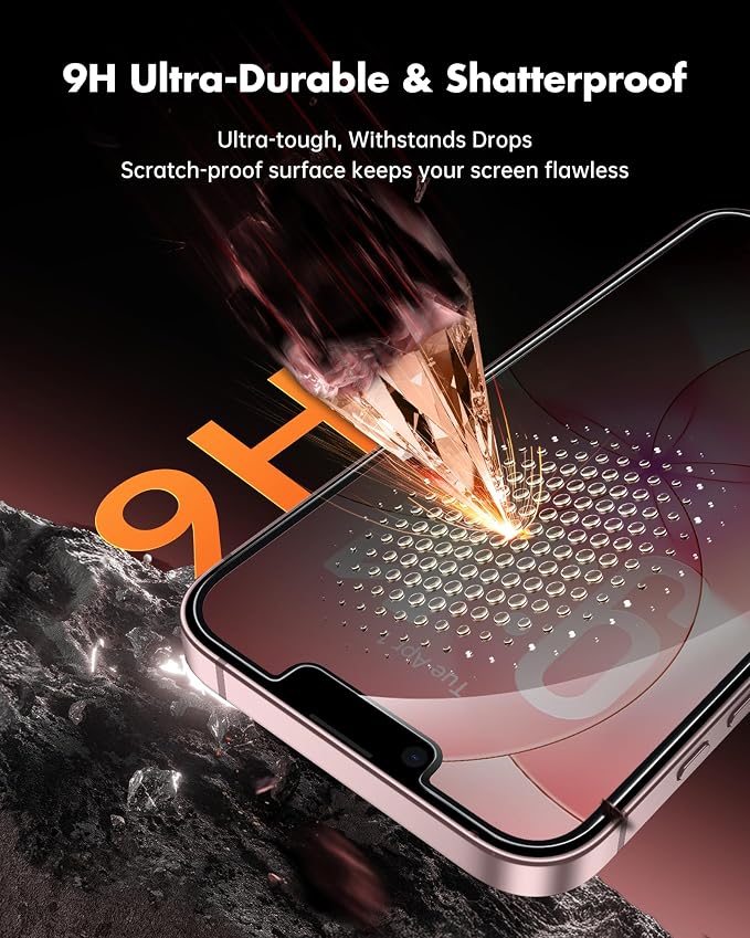 UNBREAKcable 2 Pack Privacy Screen Protector for iPhone 11 Pro Max/Xs Max Shatterproof Tempered Glass [True 28°Anti Spy] [9H Hardness] [Easy Installation] Protector for Apple 6.5
