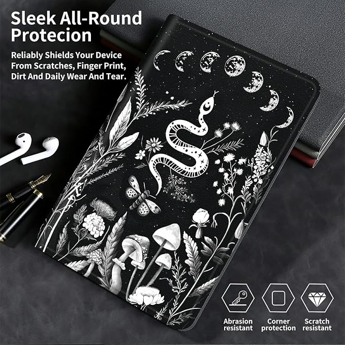 for Samsung Galaxy Tab A8 Case for Samsung Galaxy Tab A8 10.5 Case 2022 Lightweight Smart Cover PU Leather Adjustable Stand Protective Cover with Auto Wake/Sleep - Art Butterfly