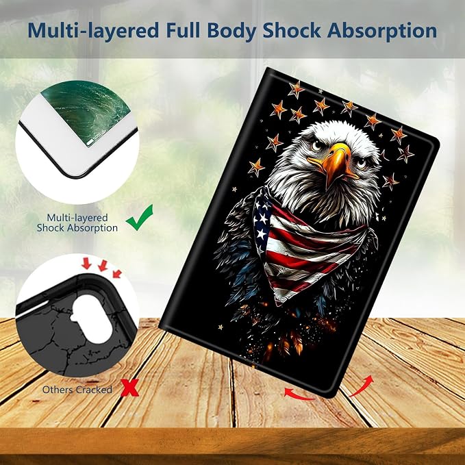 Case for iPad 9th/ 8th/ 7th Generation for iPad 10.2 inch Case 2021/2020/2019 Slim PU Leather Multiple Viewing Angles Smart Stand Shell Cover Auto Wake/Sleep for iPad 10.2Alpaca Art