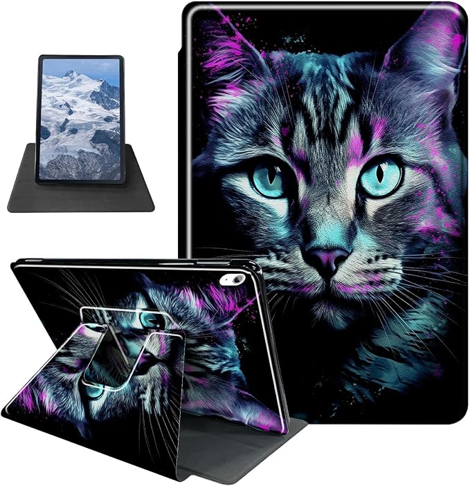 iPad 10.2 Case 2021-2019Atercolor Koala | 360° rotating stand case with auto sleep/wake slim protective cover for iPad 10.2 9th/8th/7th Gen