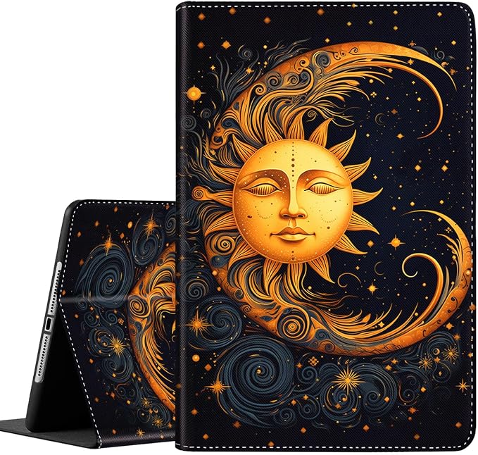 Case for Samsung Galaxy Tab S10 FE Plus 5G Multi-Angle Stand Smart Cover Shockproof with Auto Wake/Sleep for Galaxy Tab S10 FE+ 13.1 Inch (SM-X620/SM-X626B) 2025 Magic Mushrooms Fungus