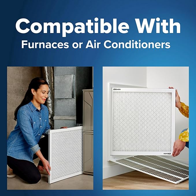 Filtrete 20x25x1 AC Furnace Air Filter, MERV 5, MPR 300, Capture Unwanted