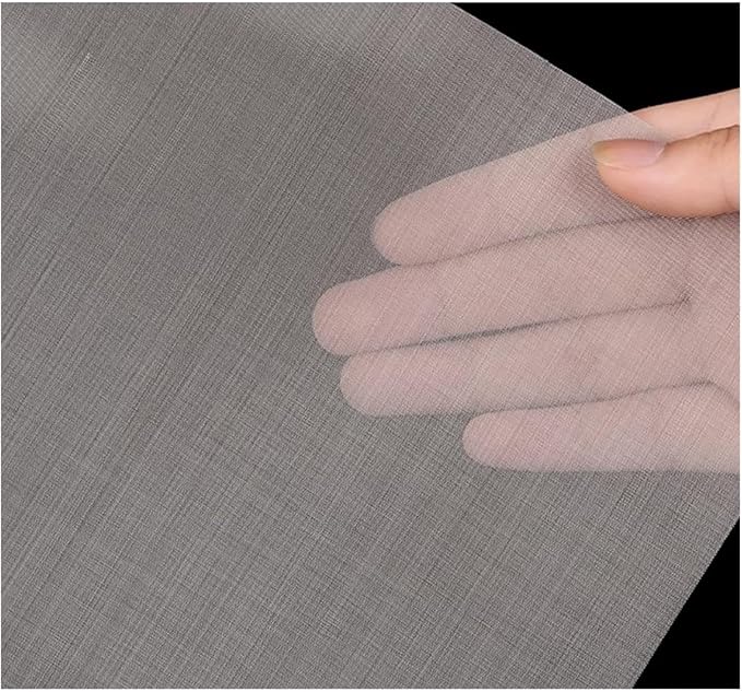 Stainless Steel Fine Wire Mesh Sheet 100 Mesh, 304 Woven Metal Cloth Screen