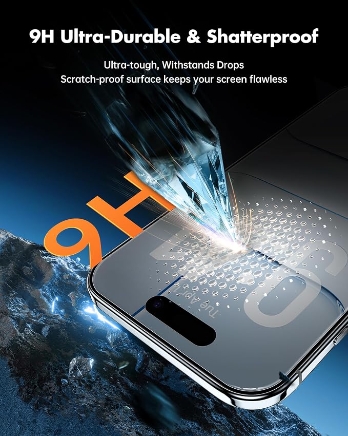 UNBREAKcable 2 Pack Privacy Screen Protector for iPhone 11 Pro Max/Xs Max Shatterproof Tempered Glass [True 28°Anti Spy] [9H Hardness] [Easy Installation] Protector for Apple 6.5
