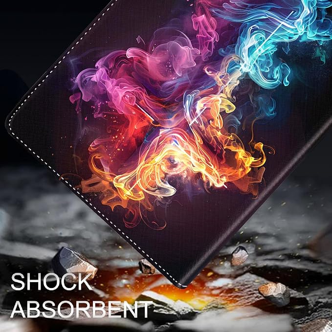 Case for iPad (A16) 11th Generation 11 Inch (2025) for iPad 10th Generation 10.9 Inch (2022) Slim Folding Stand Cover with Auto Wake/Sleep Corgi Dog Eating Ramen 2