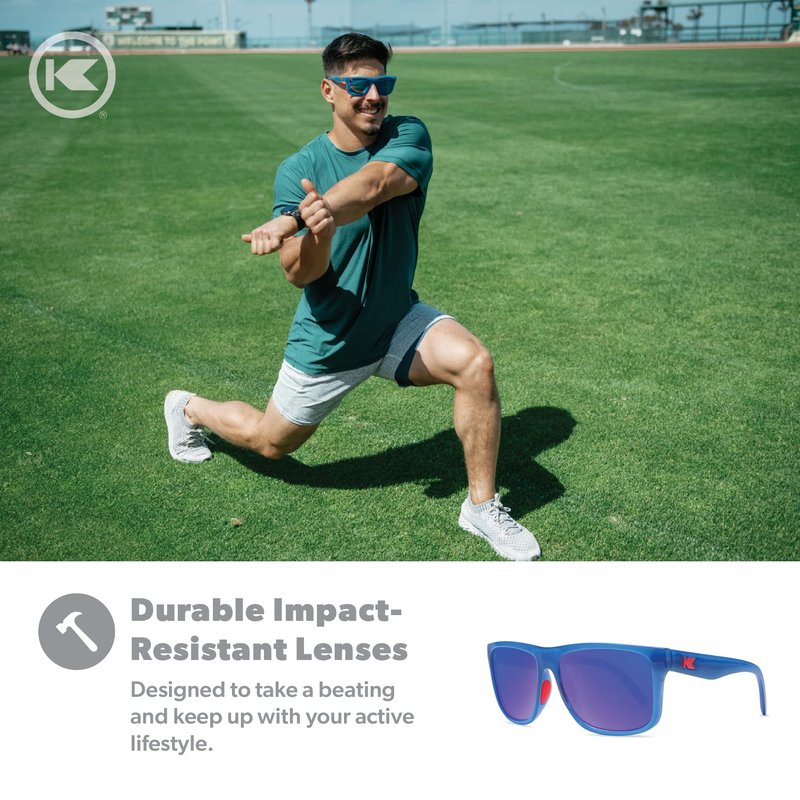 Knockaround Torrey Pines Sport Polarized Sunglasses for Men & Women - UV400 Protection - Running