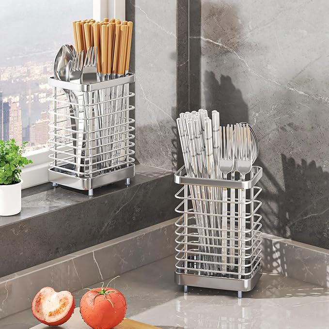 MAXCOOK Kitchen Utensil Drying Rack Dishwasher Safe ( 3.94x2.95x5.9 inch )