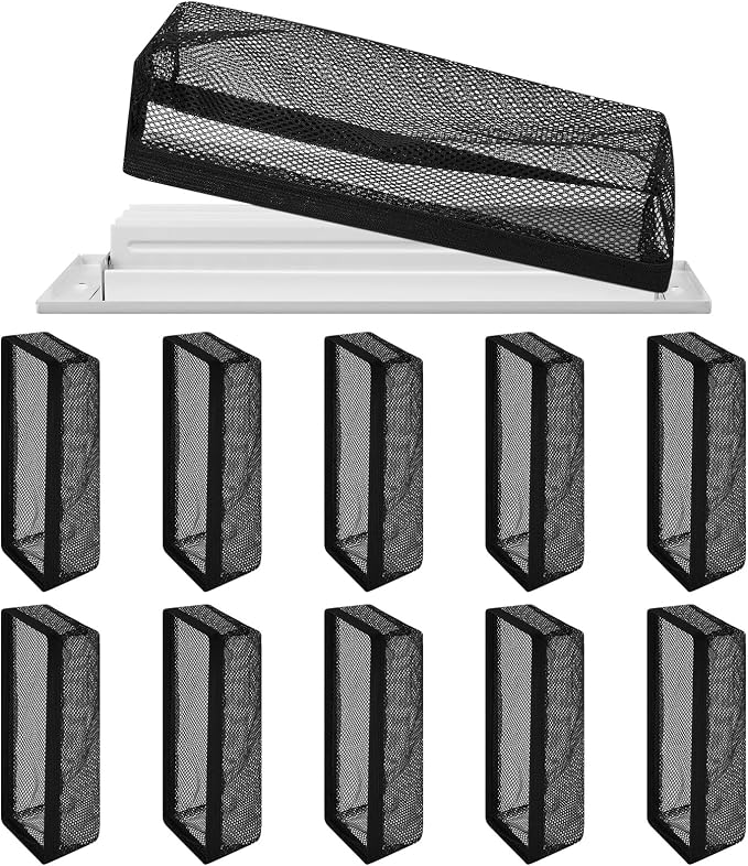 Zonon 12 Pcs 4 x 10 Inch Floor Register Cover Trap Vent Screen