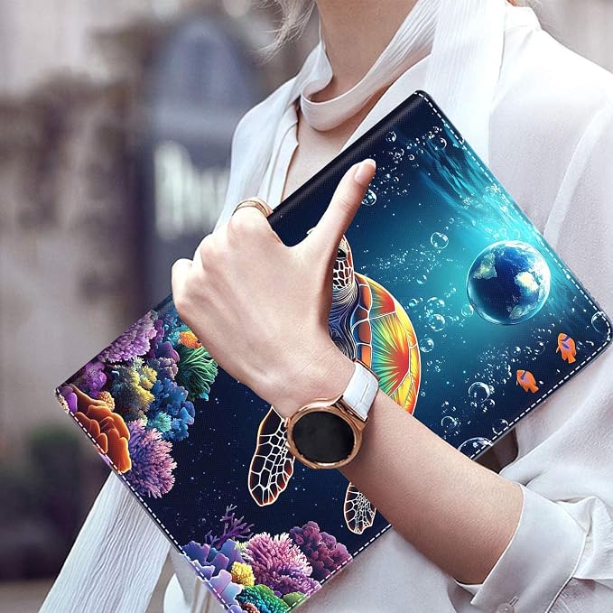 Case for New iPad (A16) 11th Generation 11 Inch 2025 for iPad 10th Generation 10.9 2022 Multi-Angle Smart Stand Cover Auto Sleep/Wake Halloween Panda Wizard and Pumpkin