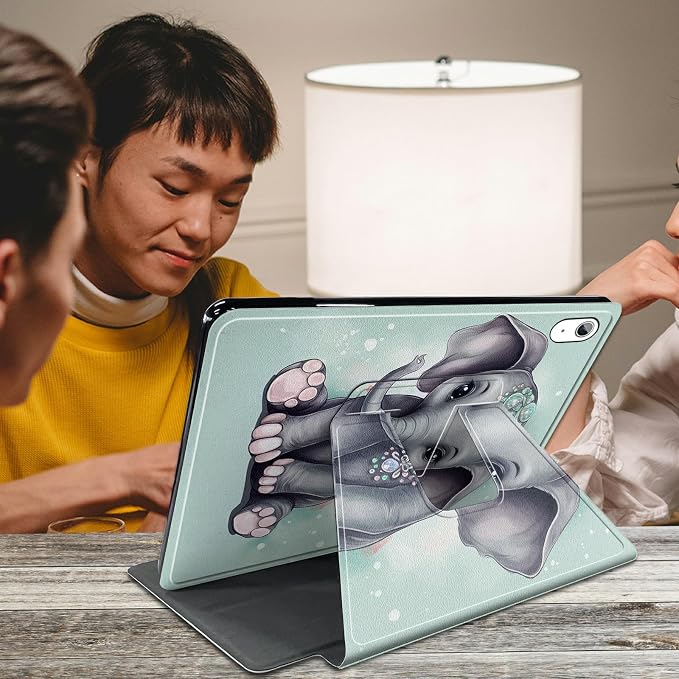 iPad 10.2 Case 2021-2019Atercolor Koala | 360° rotating stand case with auto sleep/wake slim protective cover for iPad 10.2 9th/8th/7th Gen