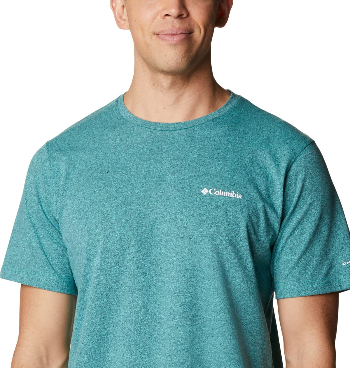 Columbia Men's Big & Tall Thistletown Hills Short Sleeve, Electric Turquoise/Collegiate Navy, 5X B&T