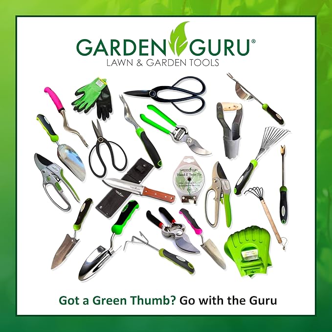 Garden Guru Transplanter Trowel Shovel - Stainless Steel - Rust Resistant - Ergonomic Grip - Perfect Hand Shovel Tool for Gardening Weeding Transplanting and Digging in Garden Beds (2 Pack)