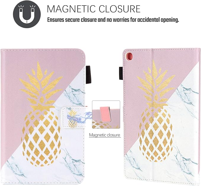 Dteck for Samsung Galaxy Tab A 10.1 2019 Case Unicorn Case for Samsung Tab A 10.1 inch Tablet Slim Leather Cover Folio Stand Protective Case for Samsung 10.1 Tab A SM-T510/T515 Unicorn Pink