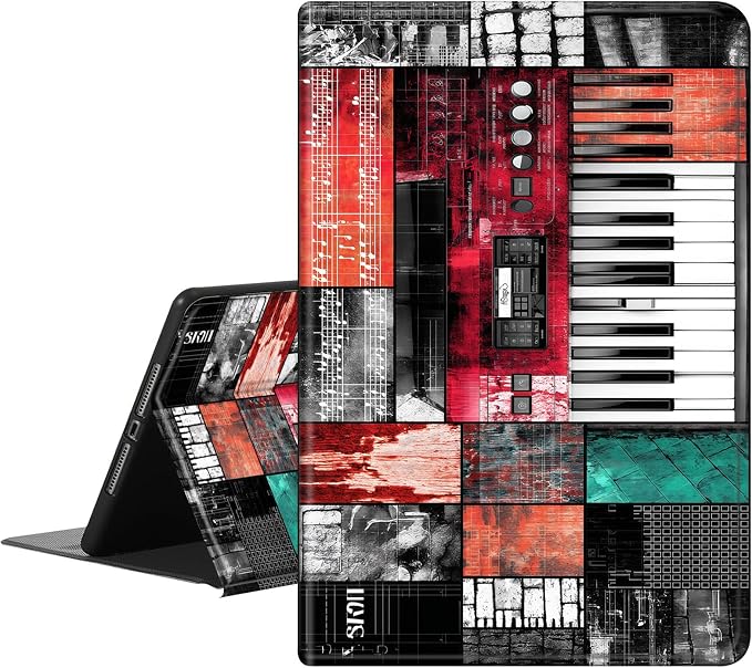 for iPad Air 13 Inch Case (M3/M2-2025/2024 Release) Slim iPad 13 Protective Case with Stand Hard Back Shell for iPad Air 13 Auto Wake/Sleep 1776 American Flag with Bullets