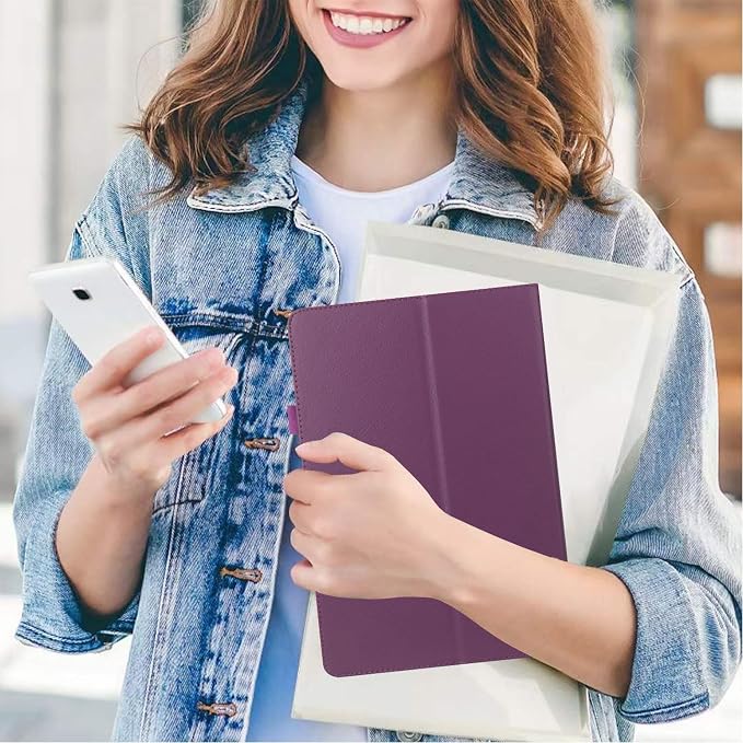 Case for Boost Celero5G TAB 10.9 Inch Tablet 2025 Released - Lightweight Folio PU Leather Cover with 1 Random Stylus (Navy Blue)