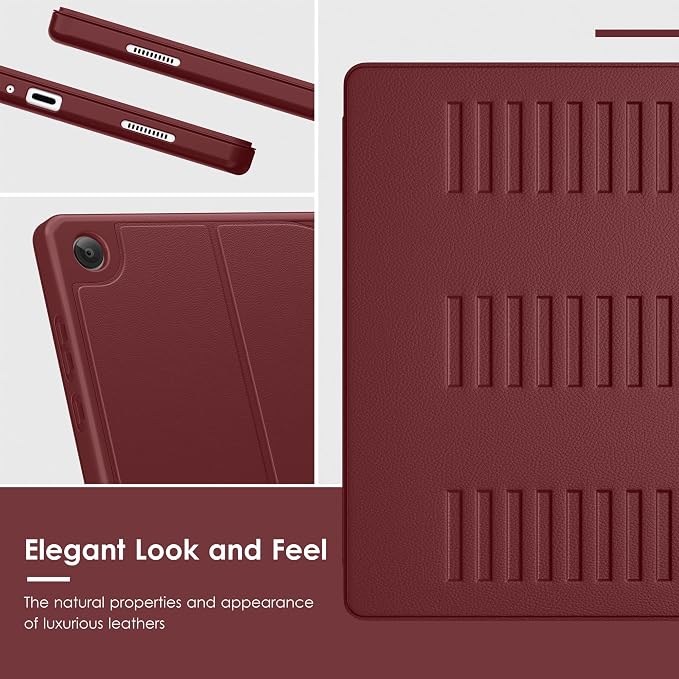 Case for Samsung Galaxy Tab A11+ Plus 11 inch 2026 Model (SM-X230/X236)Multiple Angles Stand CoverSoft BackPencil Holderand Auto Sleep/WakeBlack