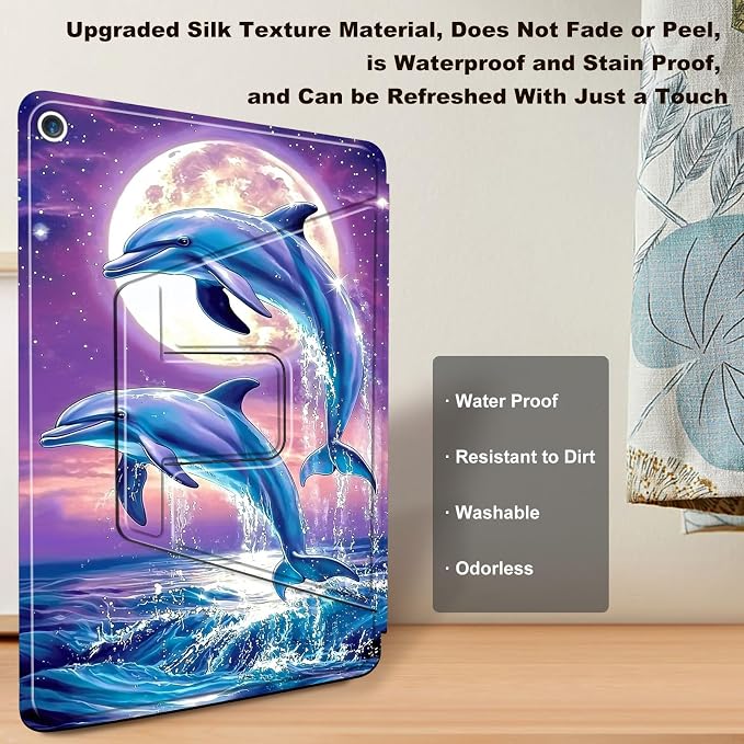 for iPad 10.2 Rotating Case 360° Protection Adjustable Kickstand Cover for iPad 10.2 (7th8th9th Generation) Shockproof Durable Lightweight PU Leather for iPad 10.2 Stand Case Basketball