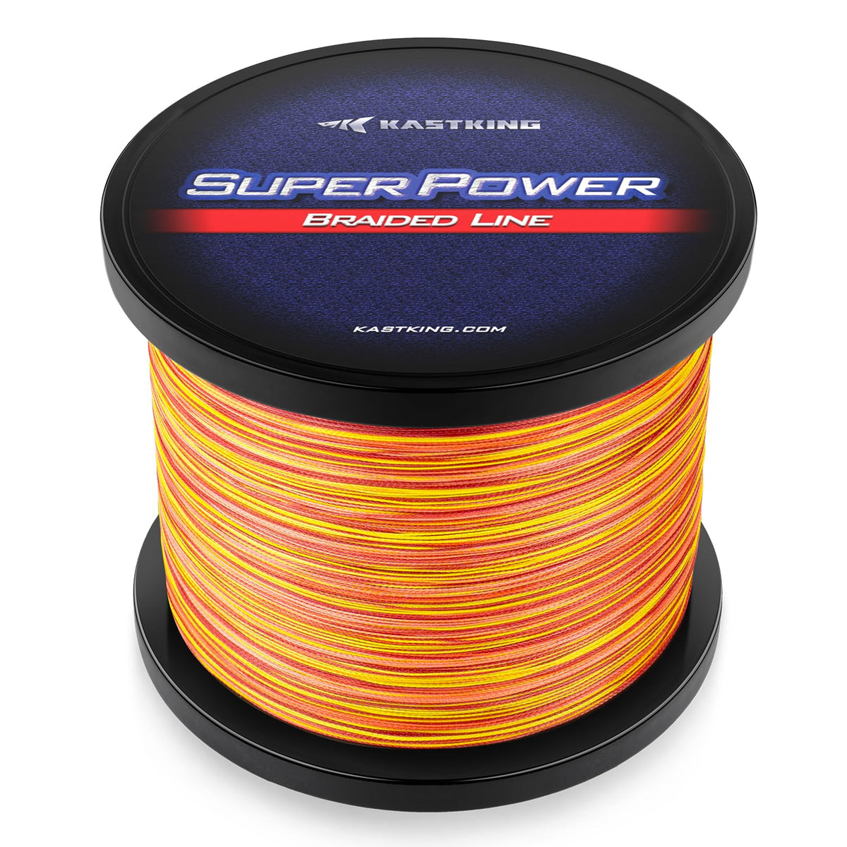 KastKing Superpower Braided Fishing Line, Orange Camo, 65LB, 150 Yds