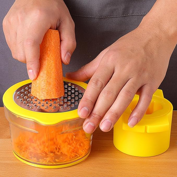 Zenqvox Corn Stripper Tool——4-in-1 Corn Peeler for Corn on the Cob with Measuring Cup and Grater, Versatile Kitchen Gadget and Corn Shucker Tool for Fresh Kernels.
