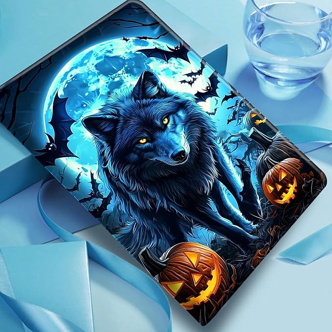Case for Fire 7 2019/2017/2015Black Cat Purple Roses | DIGTIALL Slim Cover for Fire 7 Tablet 9th/7th/5th Gen 7.0 Folding Stand Protective Case Auto Sleep/Wake Smart Shell