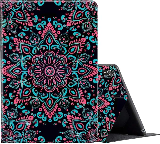 FUYOCWE for iPad Pro 13 Inch Case (M47th Generation2024 Model A2925A2926A3007)PU Leather Slim Folding Stand Case for iPad 13 7th GenAuto Sleep Wake Cover -A Dream Catcher Wolf