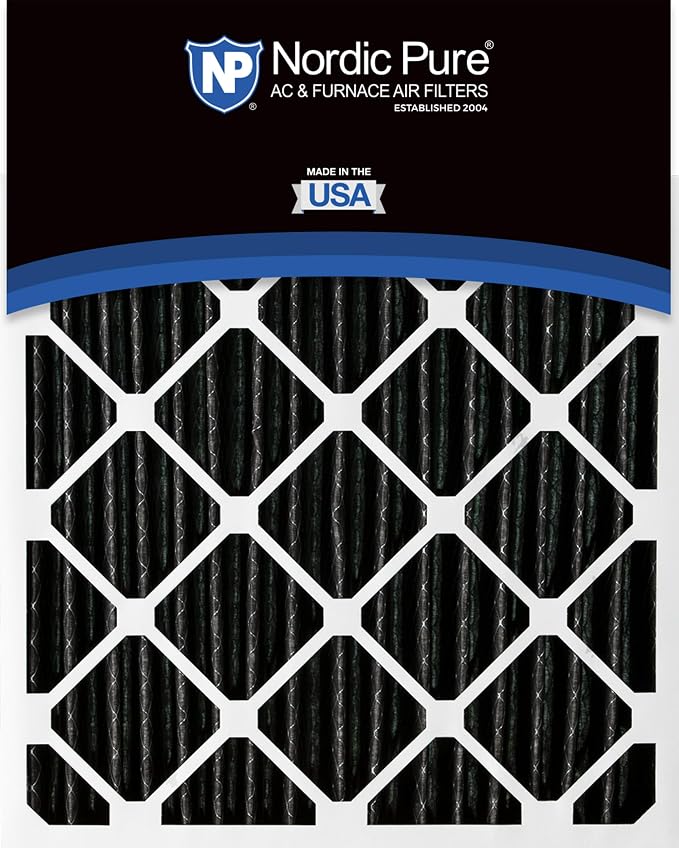 Nordic Pure 18x24x4 Furnace Air Filters MERV 10 Plus Carbon 6 Pack
