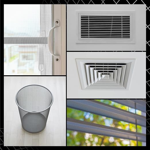 Stainless Steel Wire Mesh 10-Pack 12×8 Inches – Durable, Windows etc.