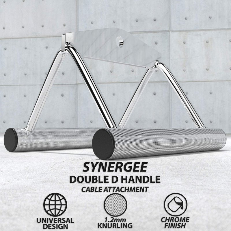 Synergee Single D Handle – Cable Attachment for Home Gym