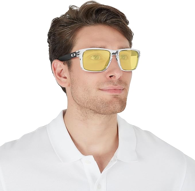 Oakley Mens OO9244 Holbrook Low Bridge Fit Rectangular Sunglasses