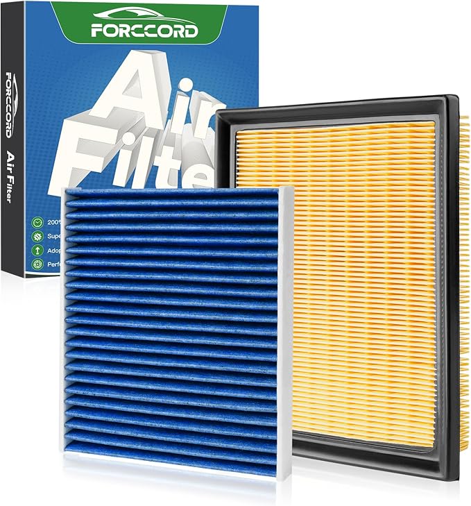 Cabin & Engine Air Filter Fit for 2010-2015 Toyota Prius L4 1.8L, Prius Plug-In